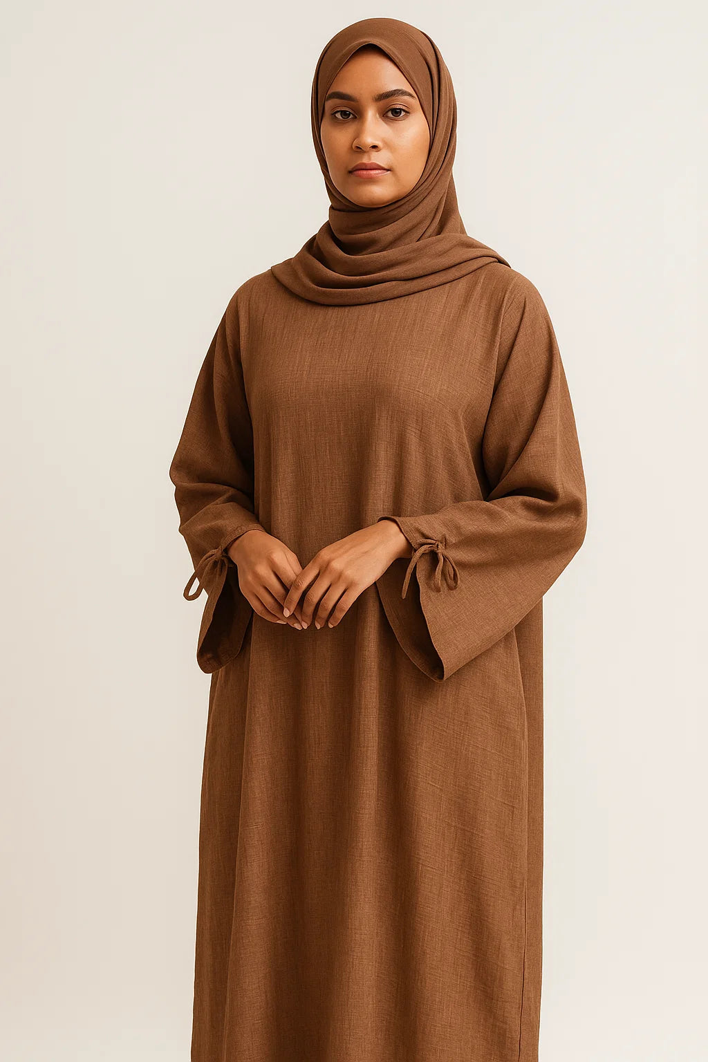 Textured Broadcloth Abaya