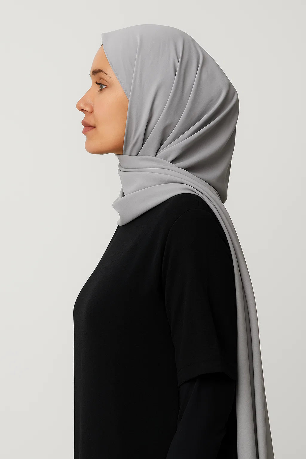 Short Sleeve Abaya - Black