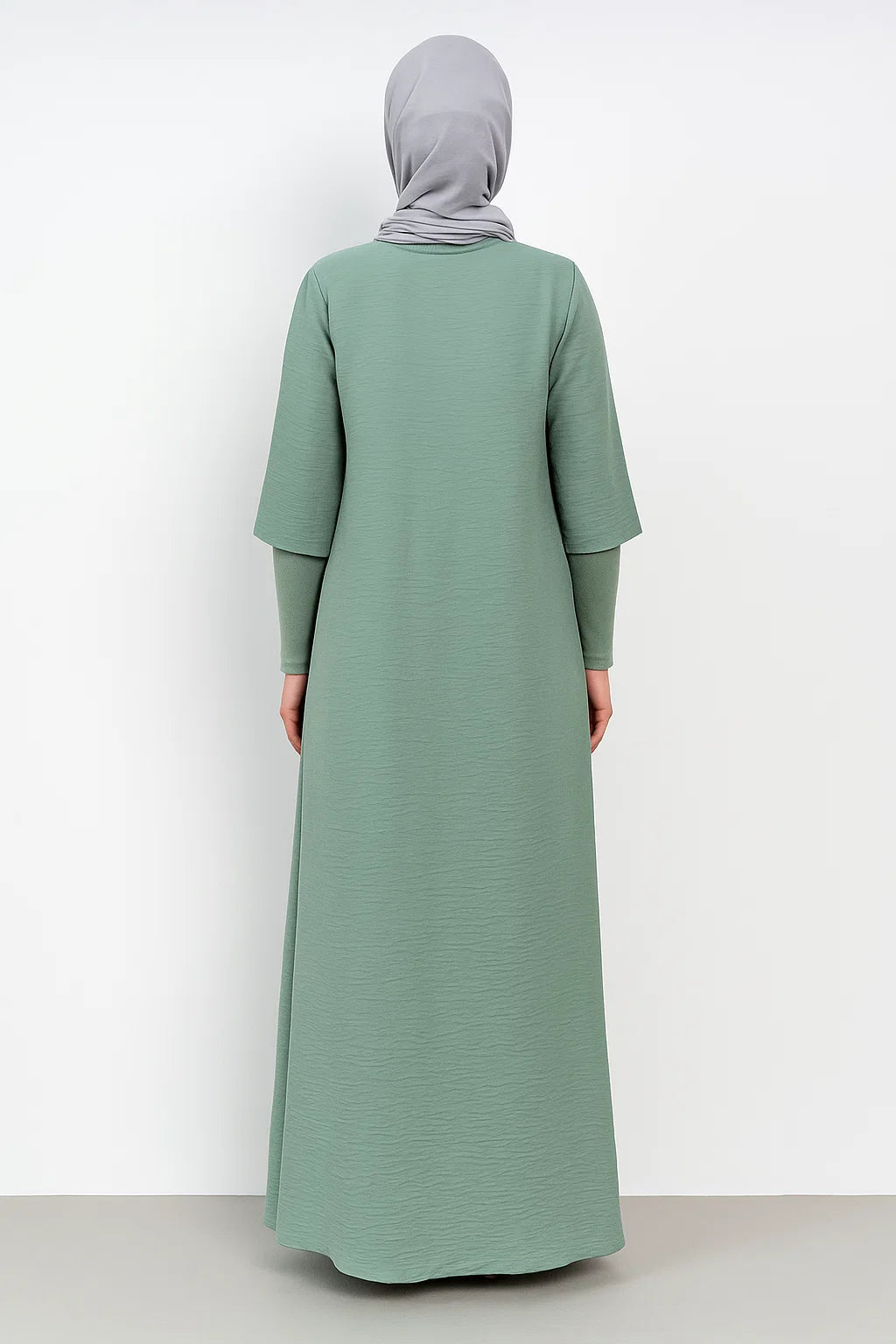 Short Sleeve Abaya – Sage Green