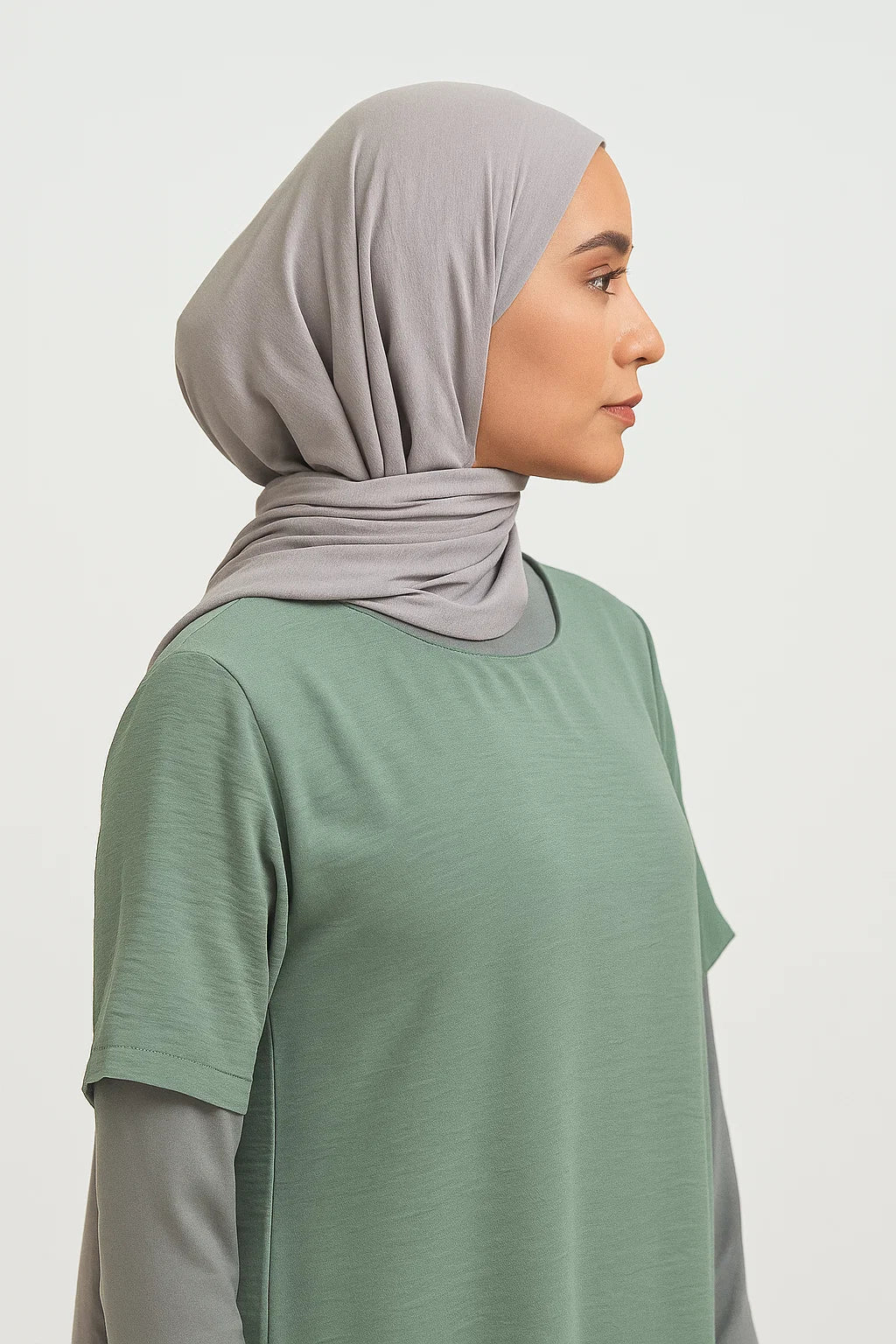 Short Sleeve Abaya – Sage Green